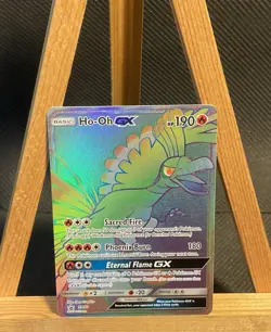 Ho-Oh GX - SM80 SECRET RAINBOW HYPER FULL ART RARE Promo Pokemon NM - Image 1