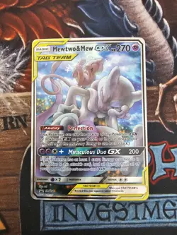 Pokemon TCG Mewtwo & Mew GX Tag Team SM191 Holo Black Star Promo Card 2019 - Image 1