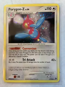 Pokemon TCG Porygon-Z Great Encounters 6/106 Holo Rare And Reverse Holo-Lot Of 2 - Image 1