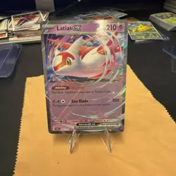 Pokemon TCG Latias EX Surging Sparks Scarlet & Violet Double Rare 076/191 - Image 1