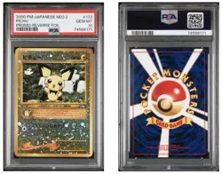 PSA 10 PICHU 172 | Neo 2 Reverse Holo Promo Japanese Graded Pokemon Card - Image 3