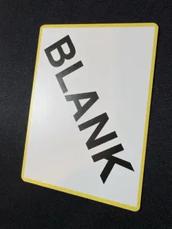 Pokemon TCG Yellow Boarder Blank Filler Card - Lightly Played Condition - Image 2