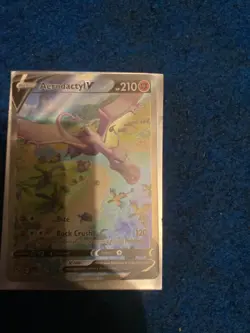 2022 Pokemon SWSH Lost Origin #180 FA Aerodactyl V PSA 10 GEM MINT - Image 2