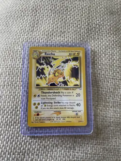 Pokemon TCG Raichu 21/64 Neo Revelation Non Holo Rare - Image 1