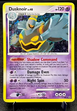Dusknoir 1/100 MP Cosmos Holo Rare Stormfront Pokemon Card! - Image 1
