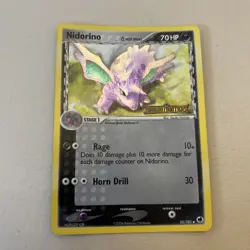 Pokemon TCG Nidorino EX Dragon Frontiers 35/101 Reverse Holo Uncommon 2006 - - Image 1