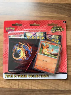 Pokemon TCG Ascended Heroes Tech Sticker Collection Charmander - Image 1