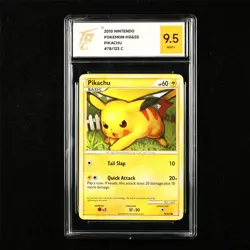 TQG 9.5 MINT+ 2010 Pokemon ENG Pikachu 78/123 C - Image 1
