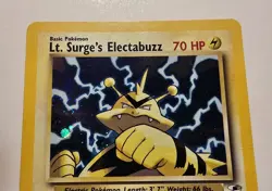 Pokemon TCG Lt. Surge's Electabuzz Gym Heroes #6 Holo - Image 3