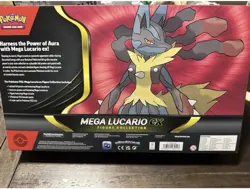 Pokemon TCG Mega Lucario ex Premium Figure Collection Box Factory Sealed - Image 1