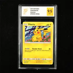 TQG 9.5 MINT+ 2019 Pokemon ENG Pikachu SM206 Promo - Image 1