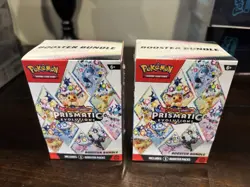 Pokemon TCG: Scarlet & Violet Prismatic Evolutions Booster Bundle Lot x2 Sealed - Image 1