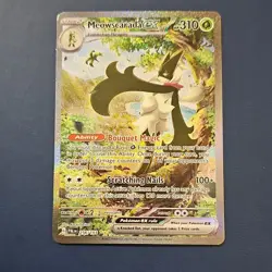 Pokemon Meowscarada EX Full Art Special Illustration Rare Holo 256/193 310 HP - Image 1
