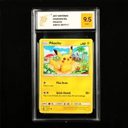 TQG 9.5 MINT+ 2019 Pokemon ENG Pikachu 66/236 C - Image 1