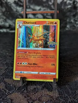 Pokemon TCG Charizard Pokemon GO 010/078 Holo Holo Rare - 2022 - Image 1