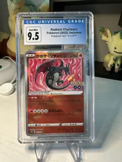 Pokemon TCG Radiant Charizard 011/071 Pokemon GO Japanese CGC 9.5 - Image 1