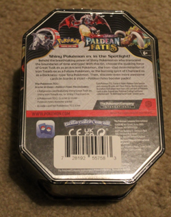 Pokemon Scarlet & Violet Paldean Fates Charizard Tin - Image 4