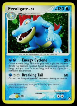 Pokemon Card - Feraligatr Mysterious Treasures 8/123 Holo Rare - Image 1