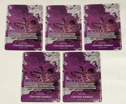 One Piece Charlotte Katakuri Winner (5x) Cards Vol. 3 Promo English Foil 062 - Image 1
