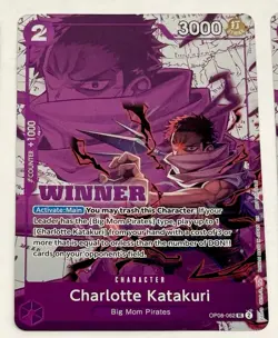 One Piece Charlotte Katakuri Winner (5x) Cards Vol. 3 Promo English Foil 062 - Image 5