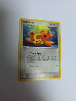 Pokemon Teddiursa EX TCG Unseen Forces Card 77/115 Reverse Holo - Image 1