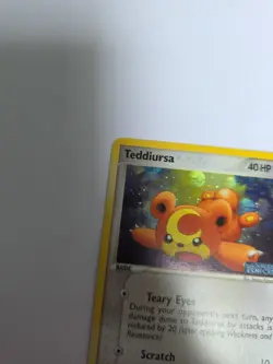 Pokemon Teddiursa EX TCG Unseen Forces Card 77/115 Reverse Holo - Image 4