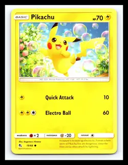 💥 Pikachu 19/68 - Hidden Fates - Non Holo - Pokemon Card - 2019 - Image 1
