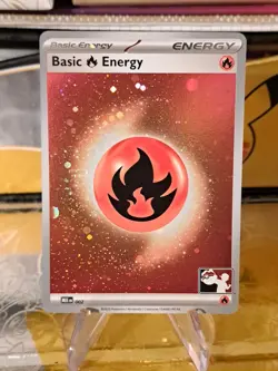 Fire Energy Holo Pokemon Prize Pack Series Promo Series 8 Pokemon Card NM/LP - Image 1