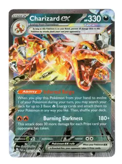 Charizard ex 054/091 SV: Paldean Fates Holo Pokemon Card NM - Image 1