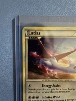 Latias (Cosmos Holo) HGSS10 Black Star Promo Pokemon Card - Lightly Played - Image 2