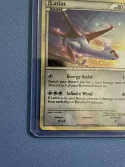 Latias (Cosmos Holo) HGSS10 Black Star Promo Pokemon Card - Lightly Played - Image 5