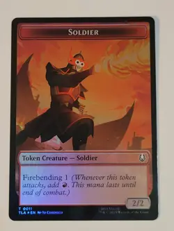 Copy/Soldier Token -Double-Sided Foil- Avatar The Last Airbender TLA mtg NM/M - Image 2