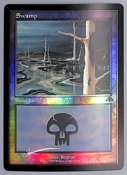 Swamp - Retro Frame - Foil - 407 - Dominaria Remastered (DMR) MTG - Image 3