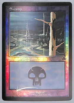 Swamp - Retro Frame - Foil - 407 - Dominaria Remastered (DMR) MTG - Image 5