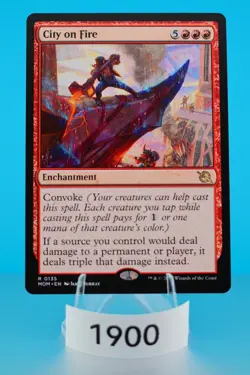 MTG City on Fire March of the Machine Regular #135 - Image 1