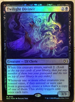 LIMITED EDITION Lorwyn Eclipsed MtG Twilight Diviner Unplayed NM FOIL! - Image 1