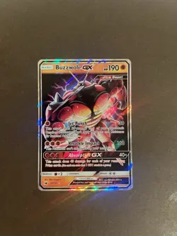 Pokemon TCG I Buzzwole GX 57/111 Crimson Invasion Holo I Englisch I Near Mint - Image 2
