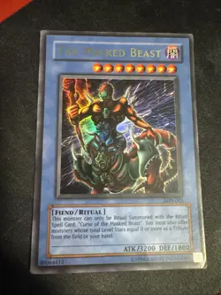 Yu-Gi-Oh! TCG the Masked Beast LON-001 Ultra Rare Holo 1996 Unlimited Edition - Image 1