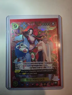 Boa Hancock OP14-112 SP (Full Art Special Parallel) – 10,000 Power – Red - Image 2