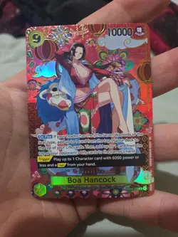 Boa Hancock OP14-112 SP (Full Art Special Parallel) – 10,000 Power – Red - Image 3