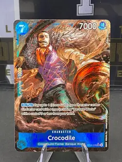 One Piece TCG Crocodile ALT ART Parallel OP09-046 Emperors in the New World - Image 1