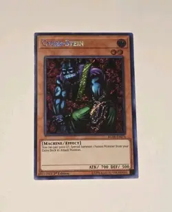 Yugioh Card Cyber-Stein BLHR-EN038 Secret Rare 1st Edition NM - Image 1