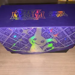 Pokemon Paldean Fates Bulk Card Lot Mimikyu Themed Storage Box English - Image 1