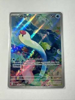 Wiglett Scarlet and Violet Base Set Pokemon TCG Card 206/198 NM Condition - Image 1