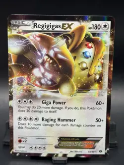 Pokemon Holo Card Regigigas EX #82/99 Next Destinities - Image 1
