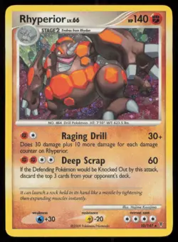 Vintage Rhyperior 10/47 Supreme Victors Holo Rare Pokemon Card - Image 1