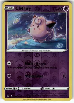 Clefairy 074/192 SWSH02: Rebel Clash LP Pokemon Card TCG - Image 1