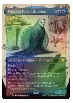 FOIL WAN SHI TONG, LIBRARIAN (BORDERLESS) Avatar: The Last Airbender TLA MTG - Image 1