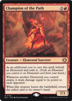Champion of the Path Lorwyn Eclipsed Normal NM 130 - Image 1