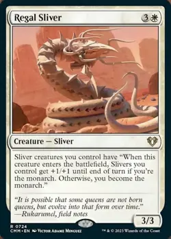 [1x] Regal Sliver Near Mint, English Commander Masters MTG Magic - Image 1